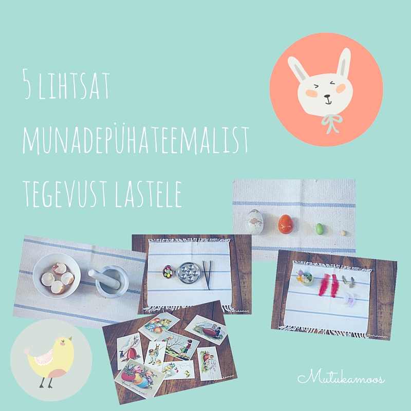 5 lihtsat lihavõtteteemalist tegevust lastele